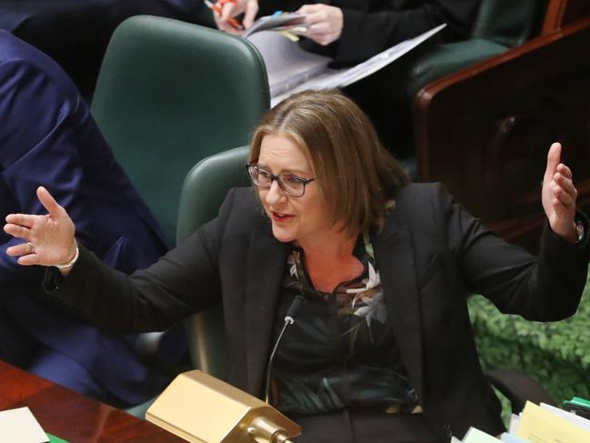 The Allan government, as part of its new bail laws, reintroduced the offences of committing an indictable offence while on bail and breaching bail just 12 months after scrapping them. Picture: David Crosling