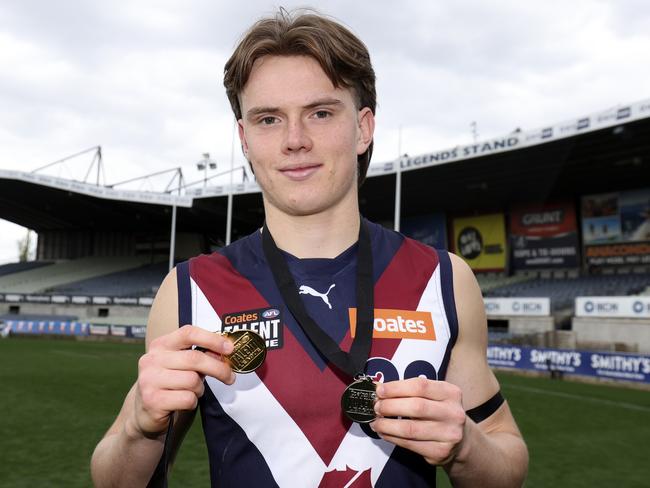 Sam Marshall was named best on ground. Picture: Martin Keep/AFL Photos via Getty Images