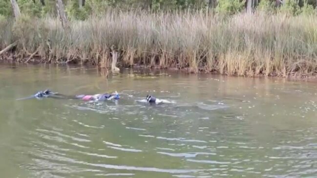 Police divers search for murder weapon used to kill Italian tourist