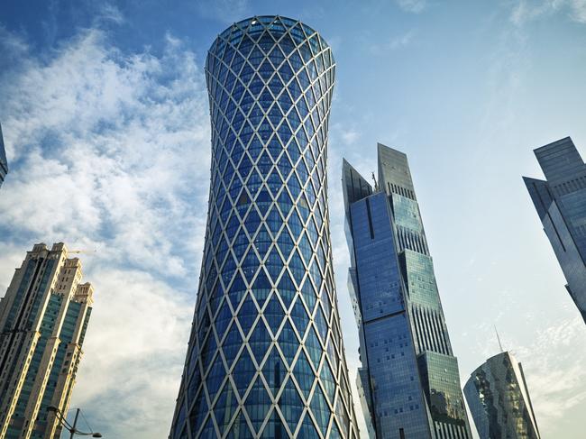 huge office buildings at downtown doha, qatar. Picture: istock