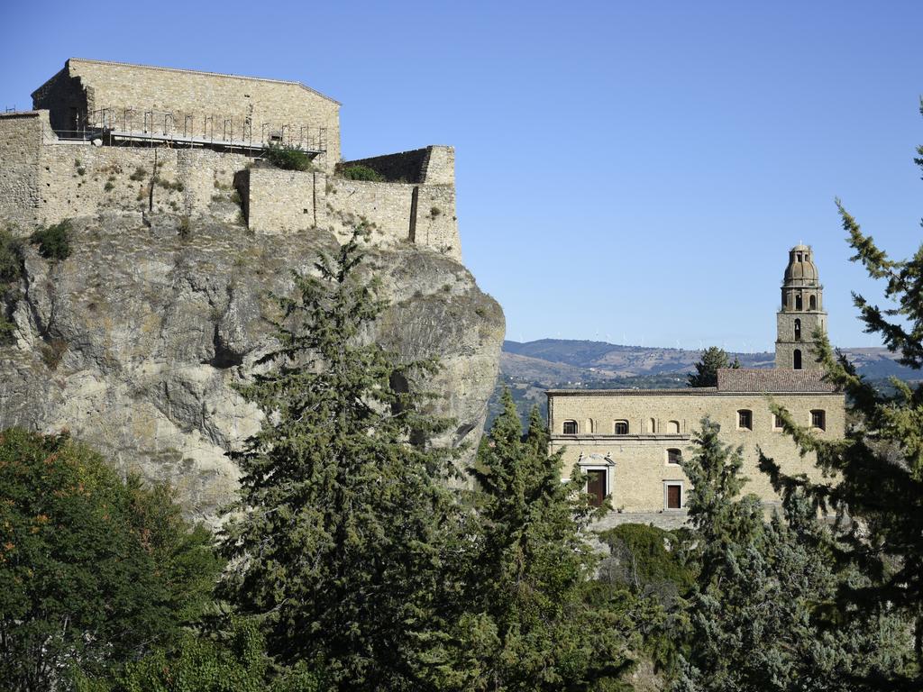 Buildings of the church of Saint Mary of the Assumption in Laurenzana.