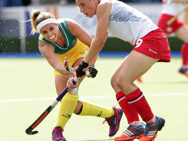 Ashleigh Nelson in action during the Commonwealth Games in Glasgow. Picture: Adam Head