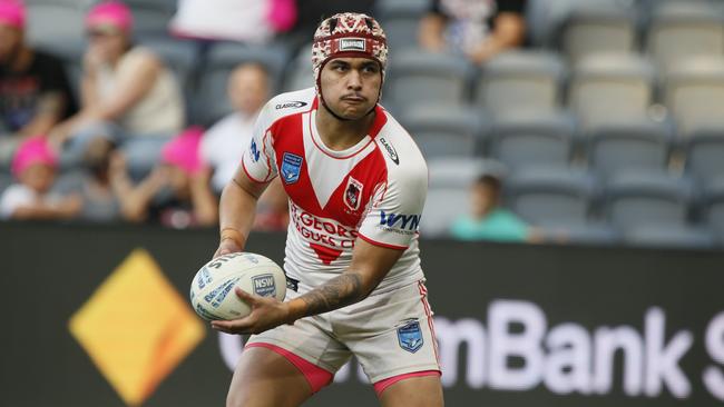 BrandonTikinauPicture: Warren Gannon Photography. NSWRL Junior Reps grand final, SG Ball Cup. St George Dragons vs Canterbury Bulldogs at CommBank Stadium, 27 April 2024.