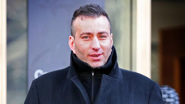 Ex-kick-boxing champion Fadi Haddara outside the County Court in Melbourne. Picture: Mark Stewart