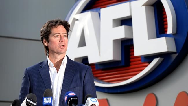 AFL chief executive Gillon McLachlan. Picture: NCA NewsWire / Andrew Henshaw