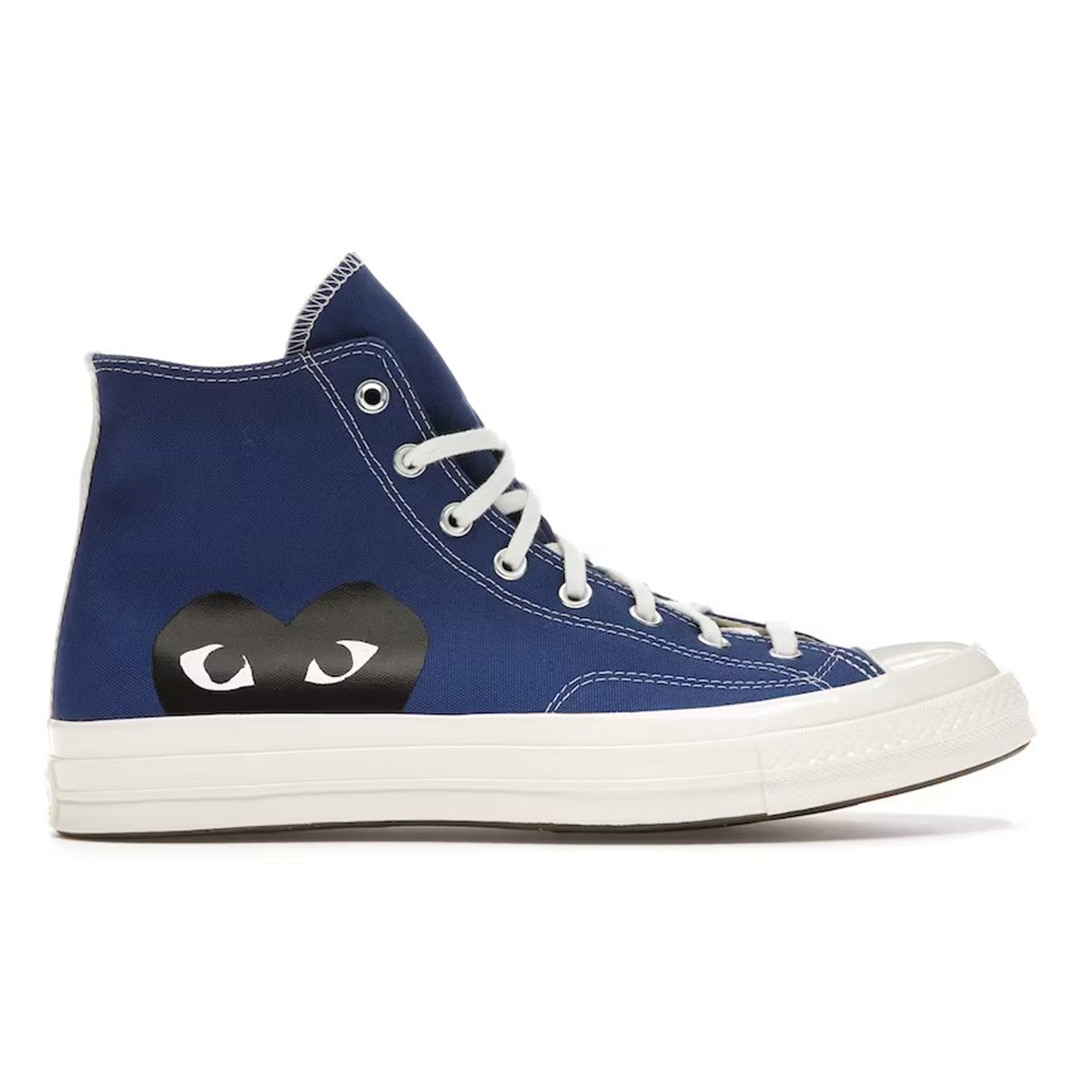 <p><strong>SHOP NOW:</strong> Converse Chuck Taylor All Star 70 Hi, $140 from <a href="https://stockx.com/converse-chuck-taylor-all-star-70s-hi-comme-des-garcons-play-blue" target="_blank" rel="nofollow noopener"><strong>Stockx</strong></a></p>