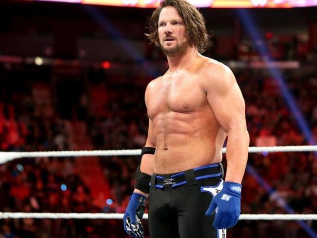 AJ Styles in the ring.