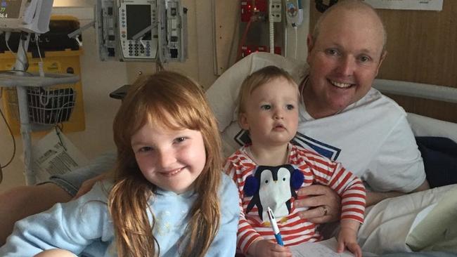 Jarrod Lyle with his family.