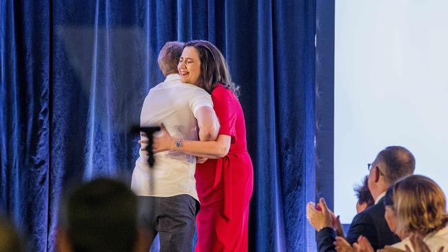 Boxer Jeffrey Horn and Queensland Premier Annastacia Palaszczuk  Picture: Jerad Williams