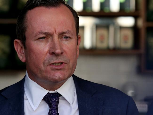 WA Premier Mark McGowan. Picture: Colin Murty