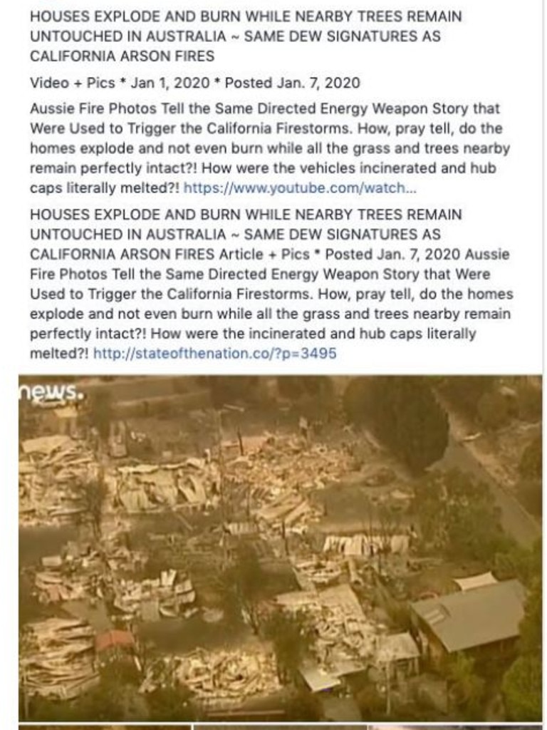 The crisis has been compared to the California wildfires, out of which similar theories were formed.