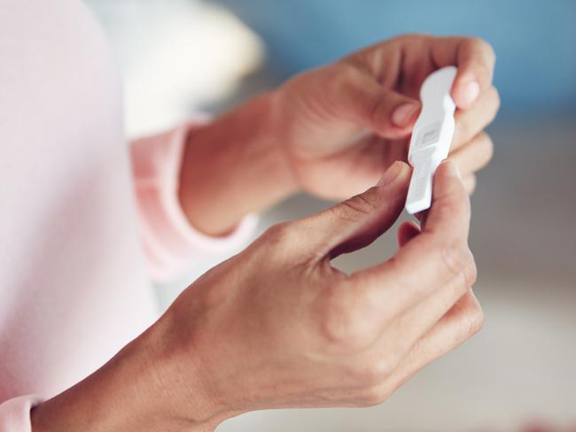 Cropped shot of a woman waiting for the results of a pregnancy test for Cairns Obstetrics Cairnseye ad feature 05OCT19