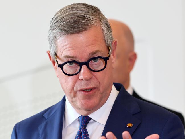 Brisbane, 9 December 2024. Queensland Health Minister Tim Nicholls during a press conference in Brisbane. Picture: Supplied