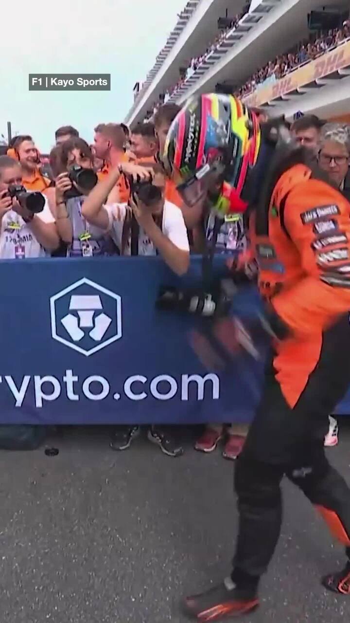 Piastri hits the Griddy after F1 Miami win