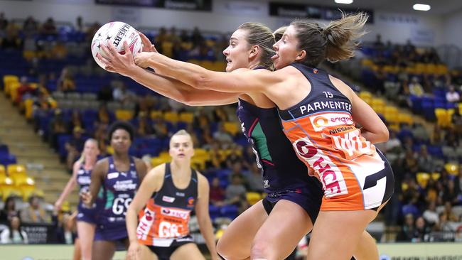 There won’t be any physical let up from the Super Netballers this season(Photo by Jono Searle/Getty Images)