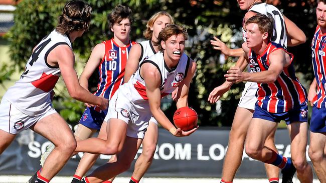 QAFL Colts game between Wilston Grange and Redland-Victoria Point at Hickey Park. Saturday June 11, 2022. Picture, John Gass