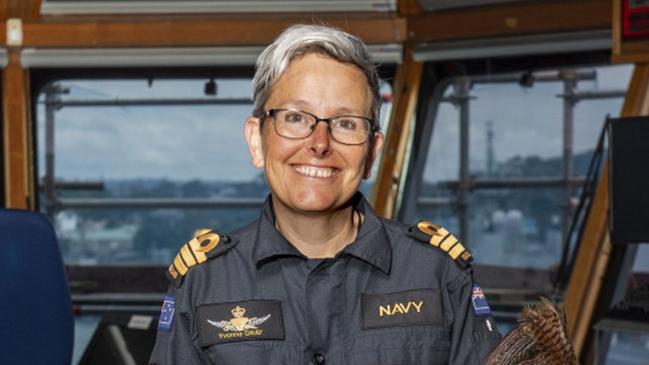 Yvonne Gray was praised for saving her crew when the vessel ran aground while surveying a reef off the coast of Samoa. Picture: SWNS/The Times