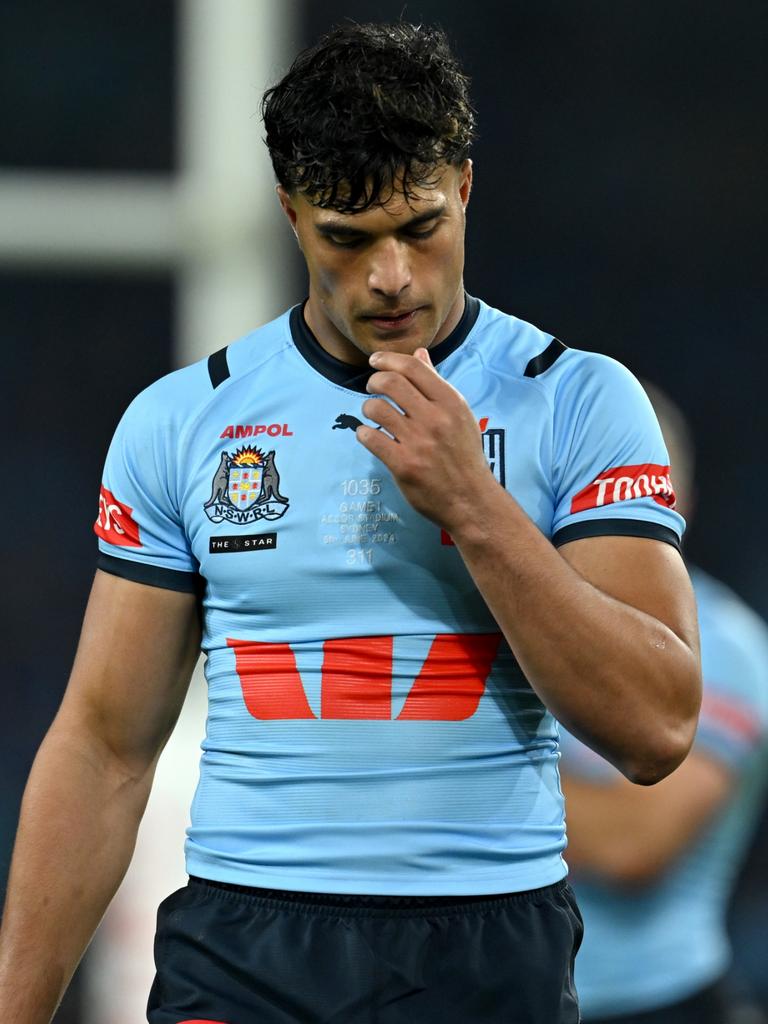 Sua'ali'i's Origin debut was a nightmare. Picture: NRL Photos