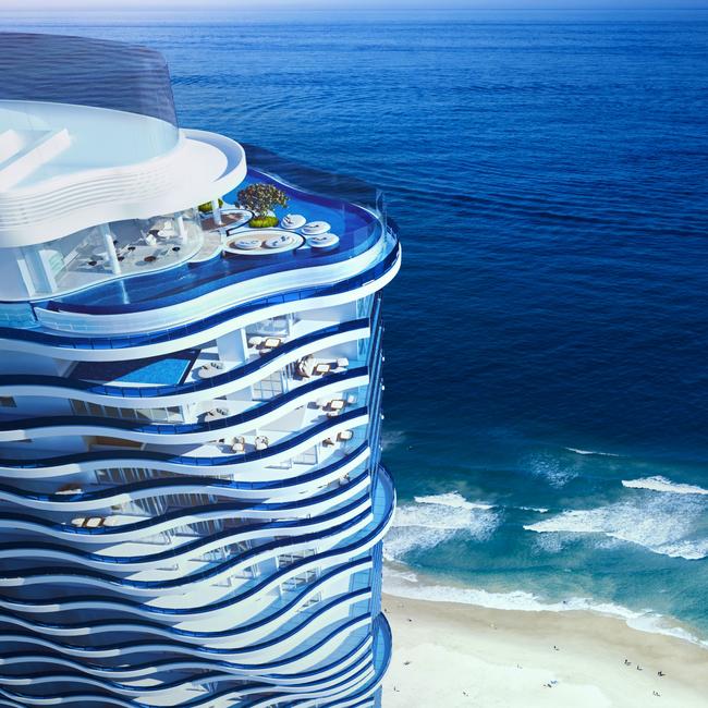 2018. Artist impressions of Forise’s $1.2 billion Spirit tower. Picture: Supplied by Forise