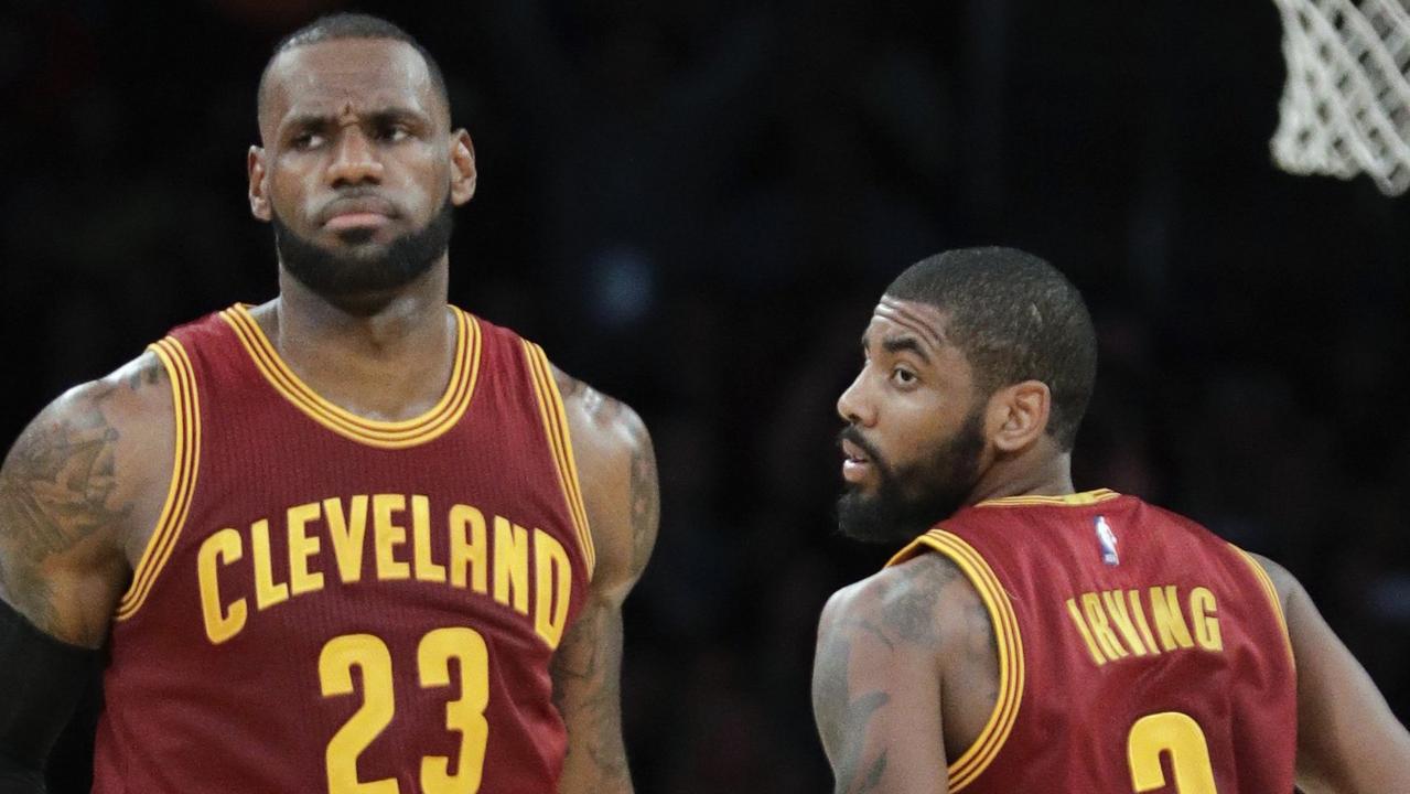 LeBron James and Kyrie Irving. (AP Photo/Jae C. Hong, File)