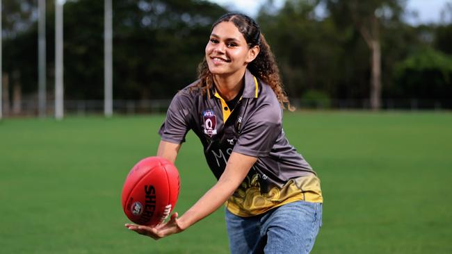 Norths Tigers junior player Heidi Talbot has been nominated for the 2024 AFLW draft for the 2025 season. Picture: Brendan Radke