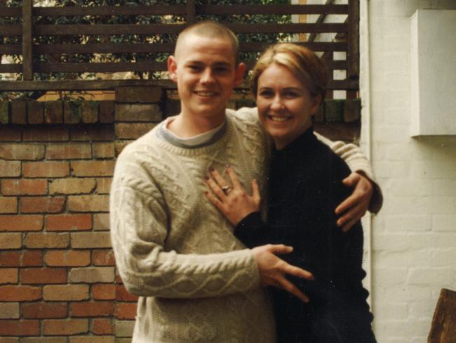 David Breckenridge, pictured with ex-girlfriend Vanessa Baylis.