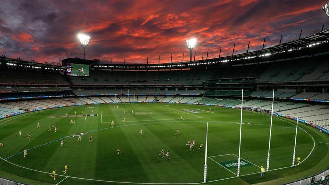 Footy crowds are likely to remain banned in Round 20. Picture: Getty Images