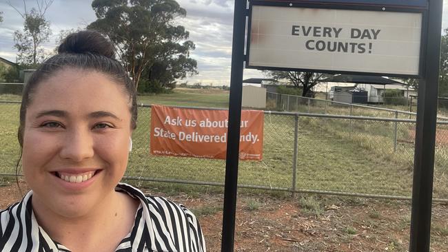 Eromanga State School principal Emma Wilson.