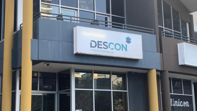 Descon's Queensland office in South Brisbane.