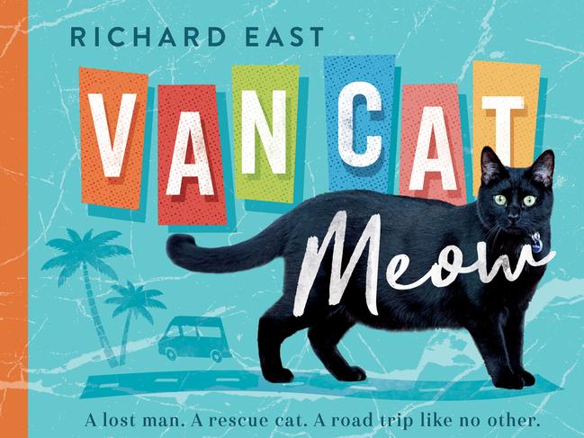 The cover of Richard East’s new book Van Cat Meow.