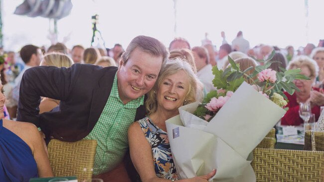 John O'Neill and Lee Thomas at the Fairwater garden party