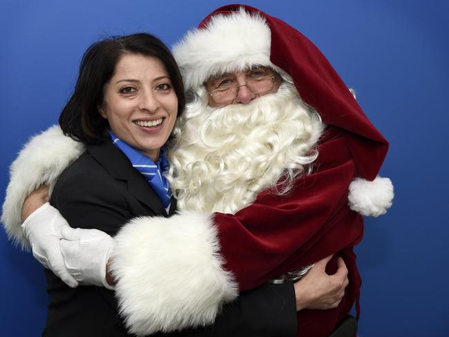 Santa has job interview at Erina Fair to see how he can bring magic