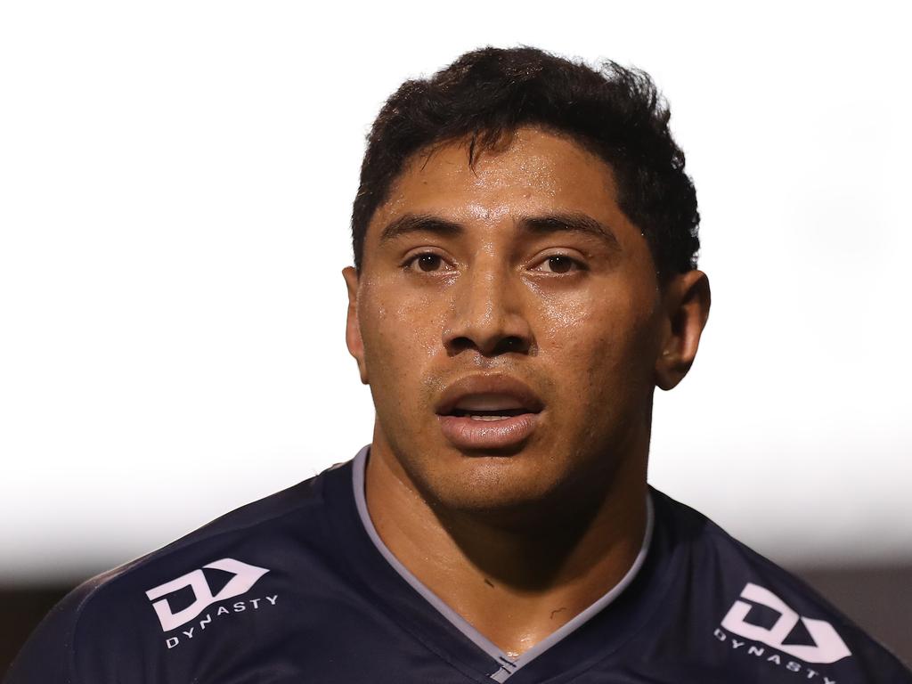 Jason Taumalolo was very quiet throughout the night. Picture: Mark Kolbe/Getty Images