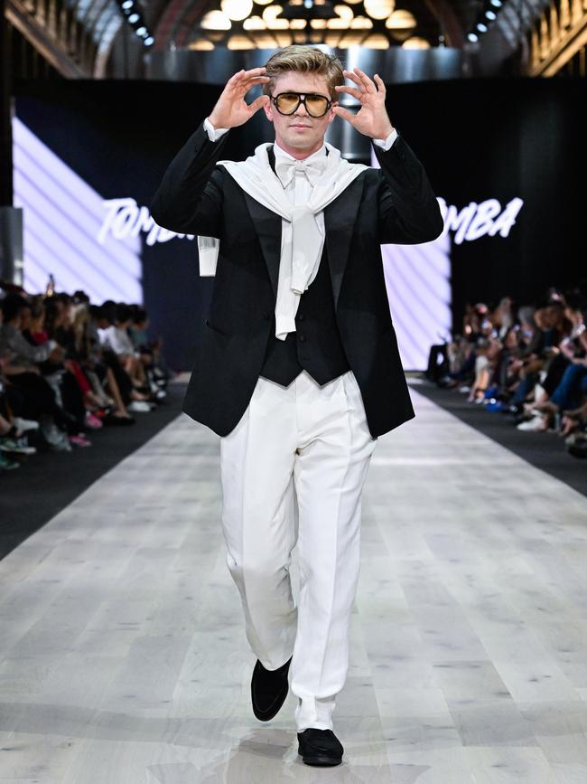 On the catwalk at the Melbourne Fashion Festival 2024. Picture: Supplied