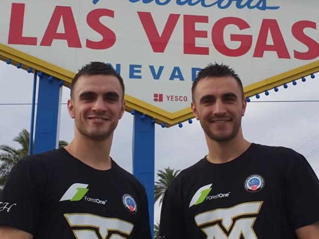 Australian boxing twins Andrew & Jason Moloney — Las Vegas camp