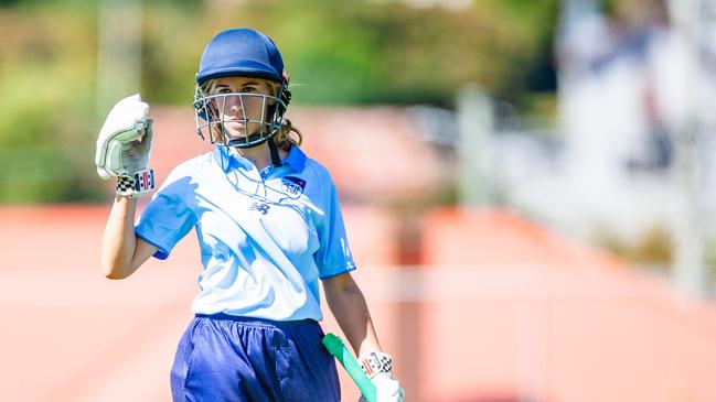 Phoebe Johnston put on a bowling masterclass for Country. Picture: Linda Higginson / Cricket Australia