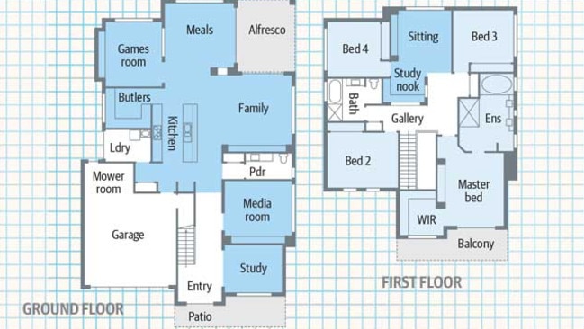 The floorplan.