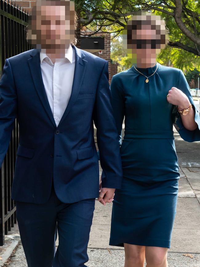 The Sydney couple can’t be identified. Picture: Monique Harmer