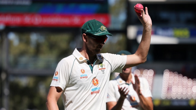 Josh Hazlewood celebrated his eighth five-for.