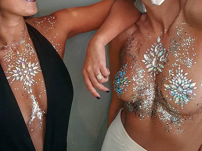 When it comes to glitter boobs, choose your audience wisely