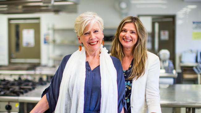 Maggie Beer and with Julia Zemiro in an episode of ABC’s Home Delivery.