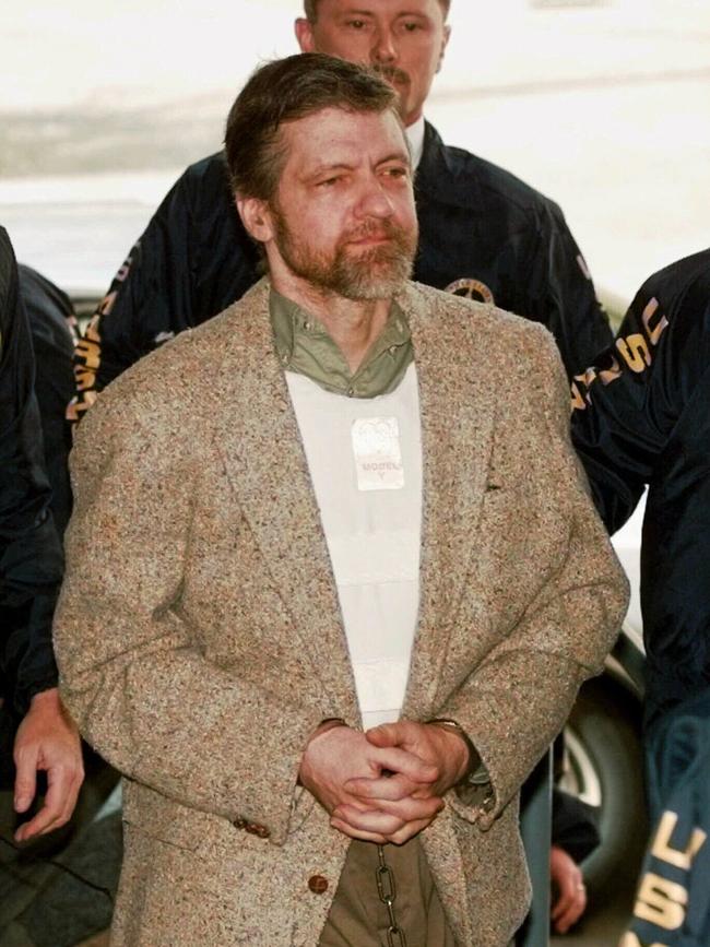 Unabomber Theodore (Ted) Kaczynski in 1996.