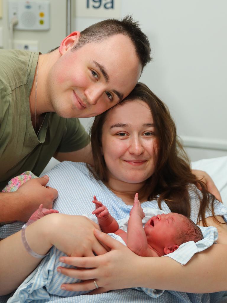 Priscilla Alice Whitworth. Born: April 22, 2025. Weight: 3780g. Parents: Sean and Christelle of Mt Duneed Picture: Alison Wynd