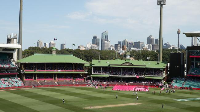 The Sydney Cricket Ground on Jane McGrath day. Picture: Brett Costello