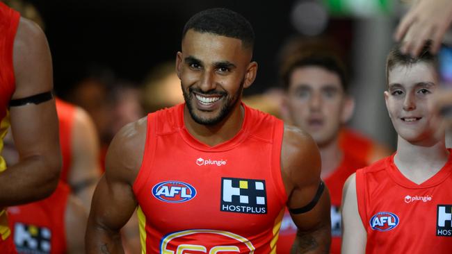 Touk Miller is a massive inclusion for the Suns who travel to play Port Adelaide on Saturday. Picture: Matt Roberts/Getty Images