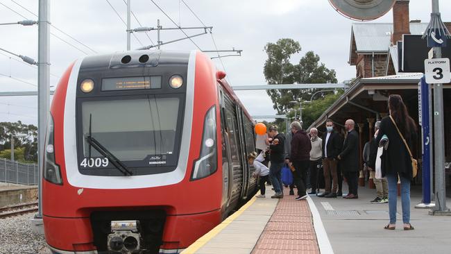 Commuters planning to travel on the Gawler rail line this long weekend will need to take alternative transport with the line to be temporarily shut for maintenance. Picture Emma Brasier