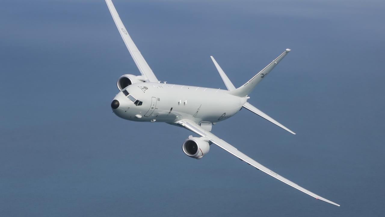 An RAAF P-8A Poseidon was intercepted by a Chinese strike fighter. Picture: Defence Media