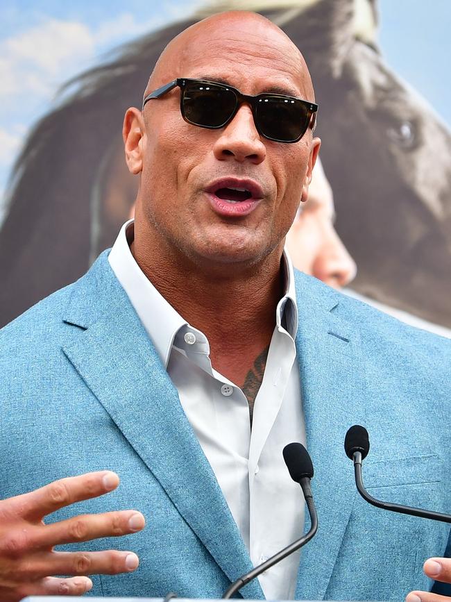 Dwayne Johnson. Picture: AFP