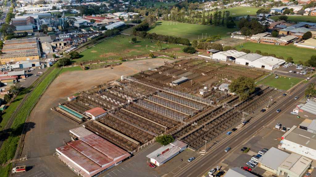 LAST ONE STANDING: Toowoomba's last operating saleyards, run by Elders, will hit the market as part of a widespread campaign through Colliers International. Picture: Colliers International