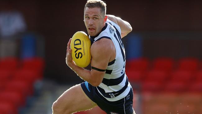 Could Joel Selwood reinvent himself off half back? Picture: Michael Klein